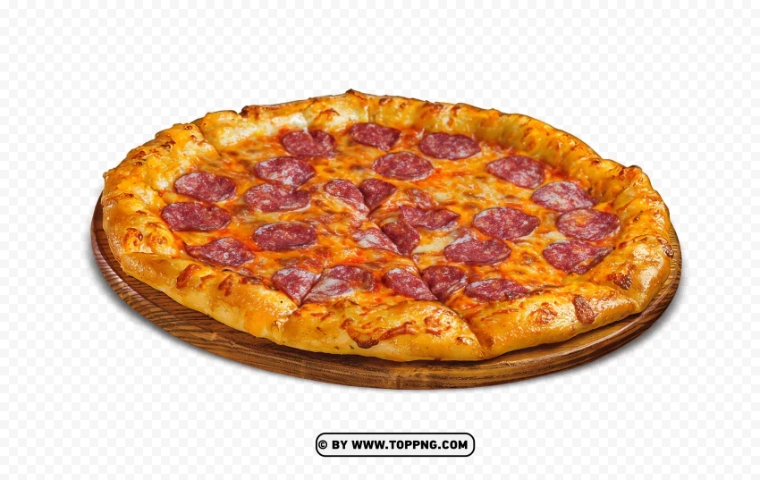 Round Pepperoni Pizza Clipart PNG images with alpha transparency bulk - Image ID 6ac74437