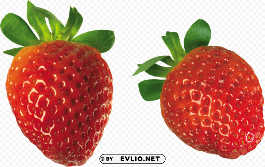 Strawberry PNG Graphic Isolated On Transparent Background