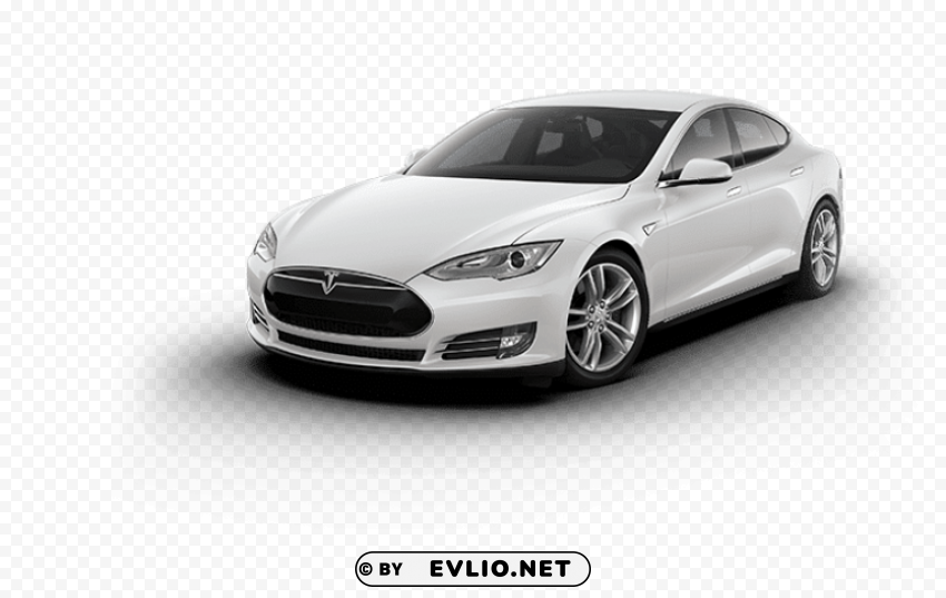 tesla model s Isolated Graphic on Clear Transparent PNG