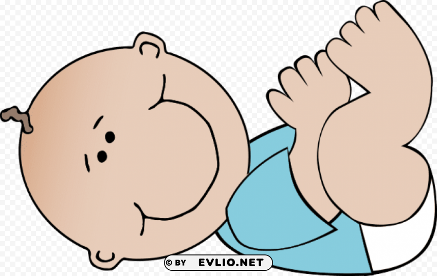 cartoon baby lying down PNG transparent photos massive collection