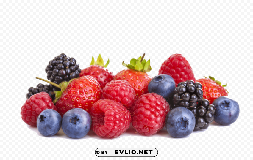 berries Isolated Character with Transparent Background PNG