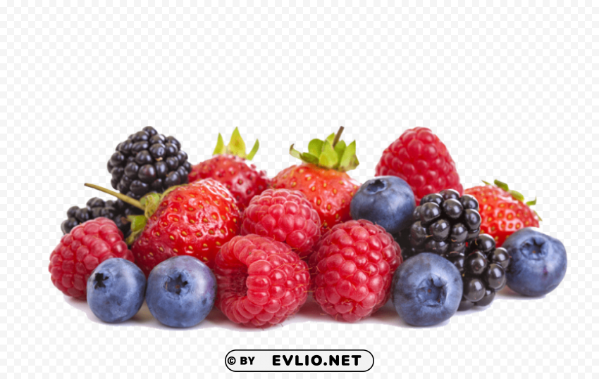 Berries Isolated Character With Transparent Background PNG