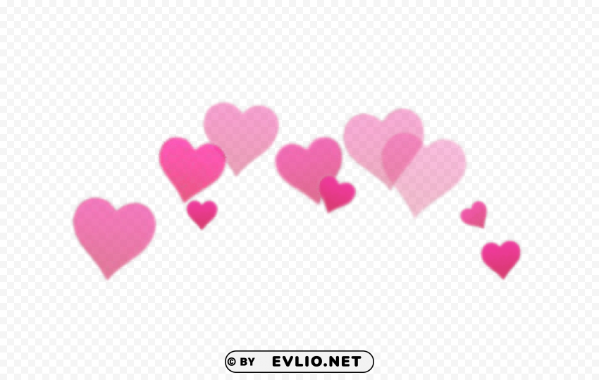 corazones Clean Background Isolated PNG Graphic