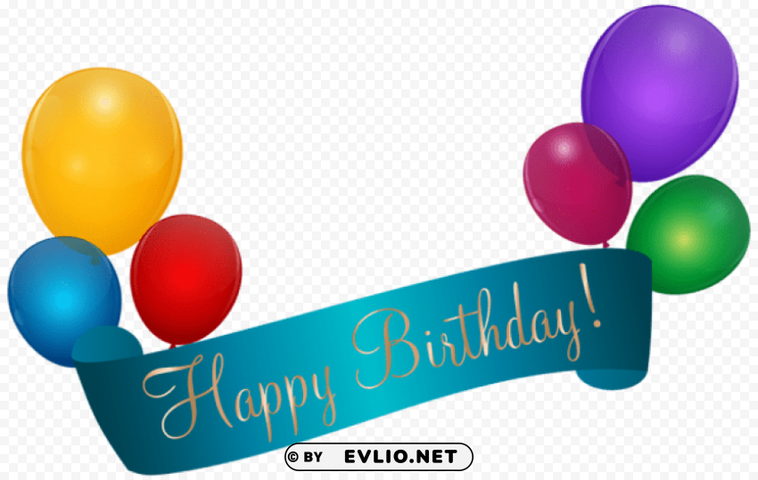 Happy Birthday Banner Transparent PNG Clear Images