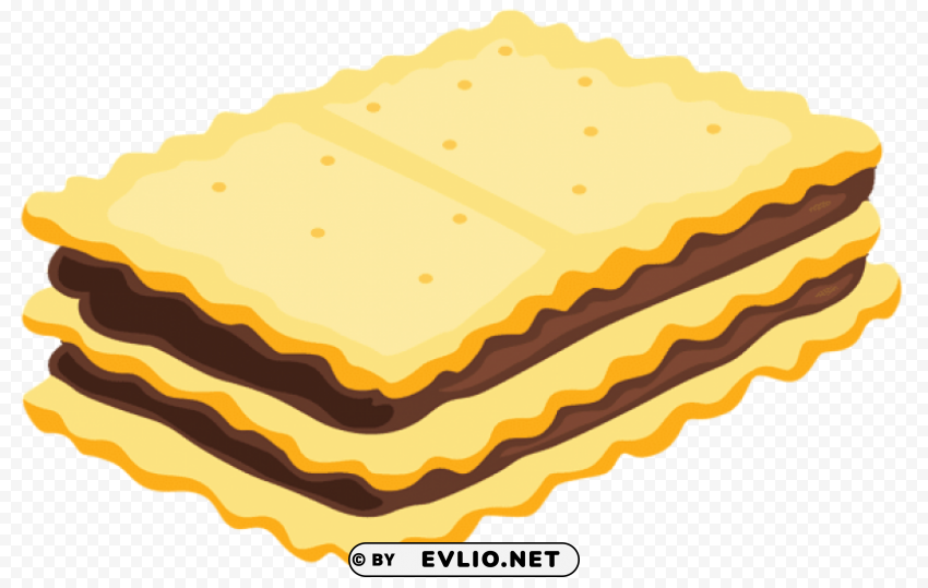 sandwich biscuit with chocolatepicture HighQuality Transparent PNG Isolated Graphic Element