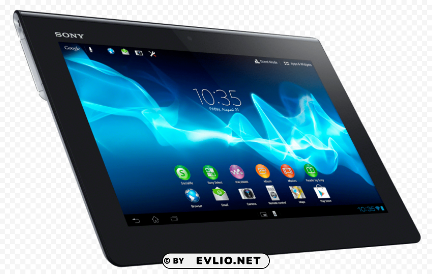 Tablet PNG transparent design diverse assortment