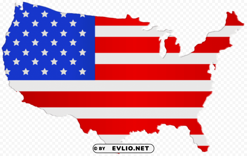 usa map flag PNG images with clear alpha channel
