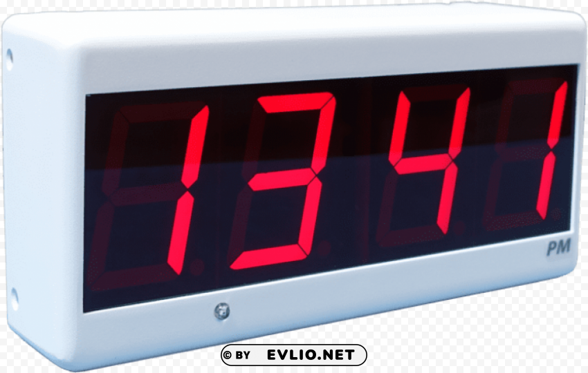 cyberdata poe digital clock 011313 Isolated Design Element in Clear Transparent PNG