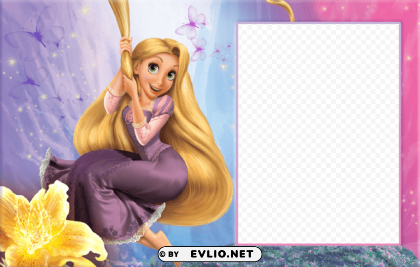 rapunzel childframe High-resolution PNG images with transparency wide set