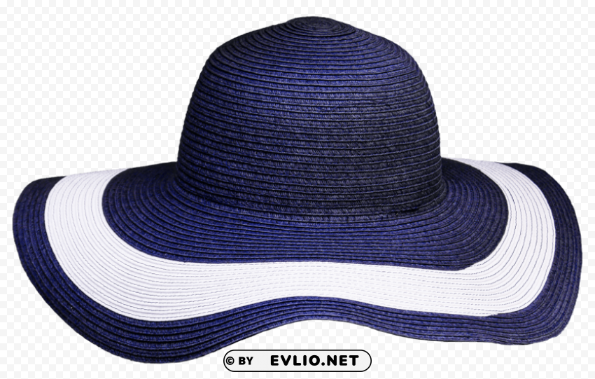 hat blue Transparent PNG Isolated Object with Detail