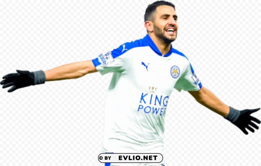 riyad mahrez PNG artwork with transparency