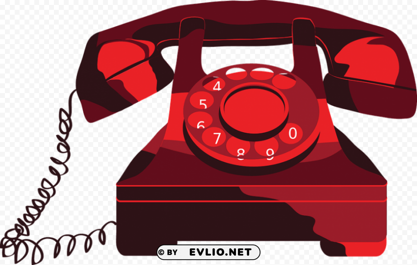 telephone PNG clipart with transparent background