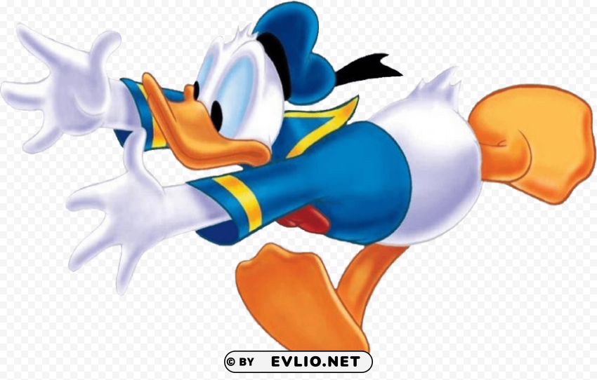 donald duck HighQuality PNG Isolated Illustration clipart png photo - 61345627