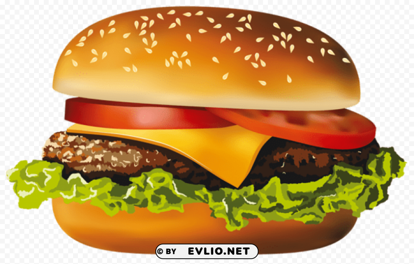 hamburger vector Transparent PNG Isolated Object Design