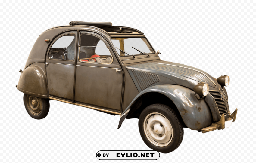 oldtimer citroen Isolated PNG Graphic with Transparency