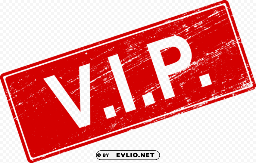 vip stamp Clear Background PNG Isolation