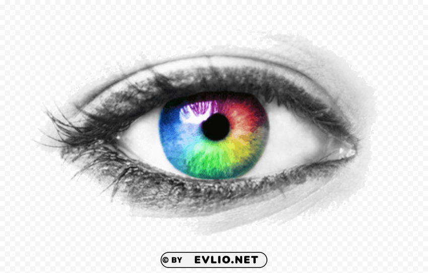 eye colours Transparent PNG graphics complete collection