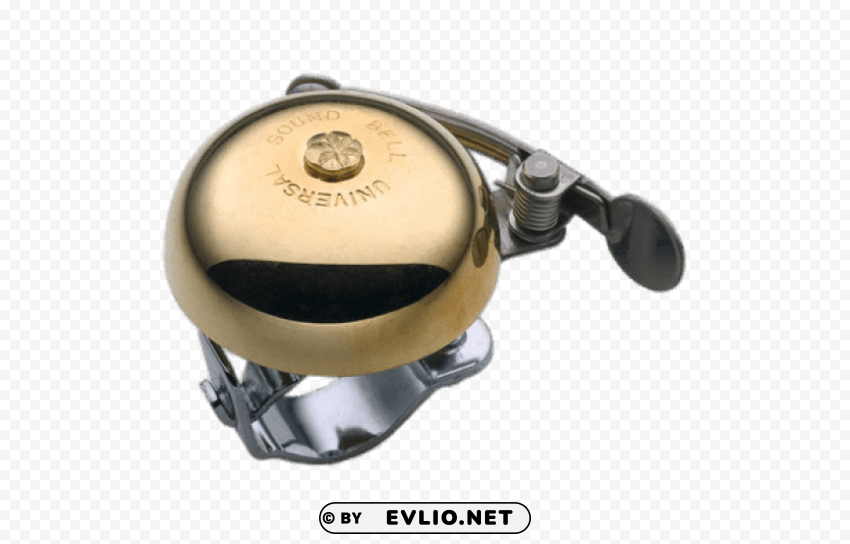 copper bike bell PNG for mobile apps