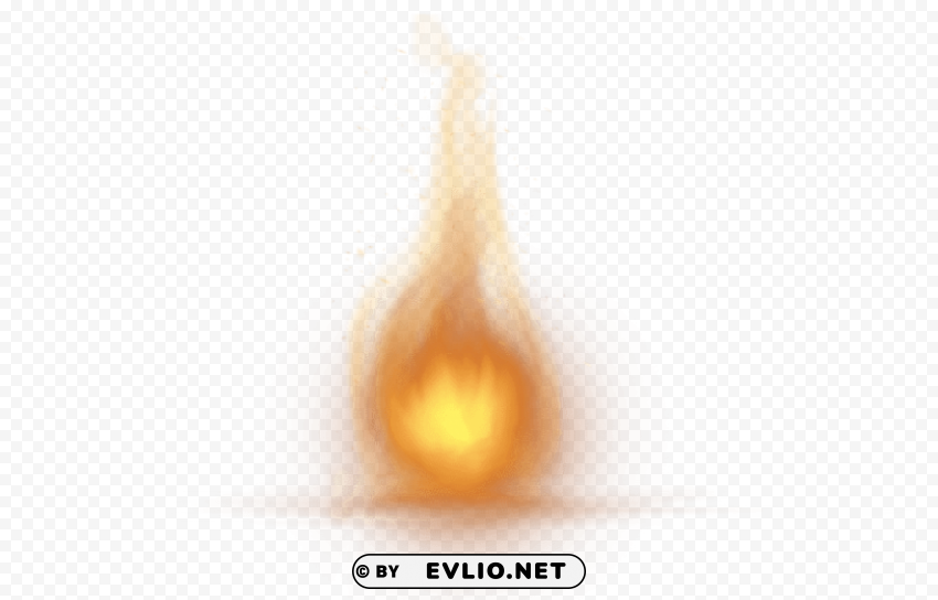 flame Isolated Design Element in PNG Format