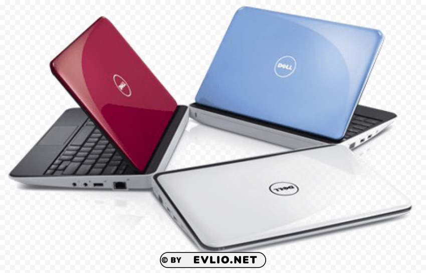 Dell Laptop Isolated Artwork In Transparent PNG