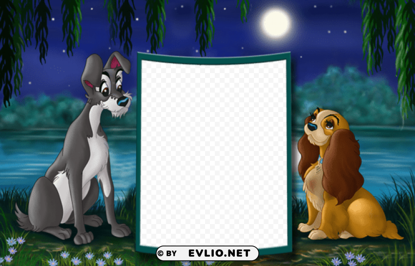 lady and the tramp kids frame High-resolution transparent PNG images