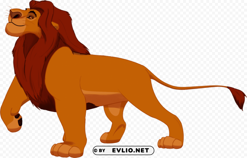 lion king Isolated Character in Transparent Background PNG
