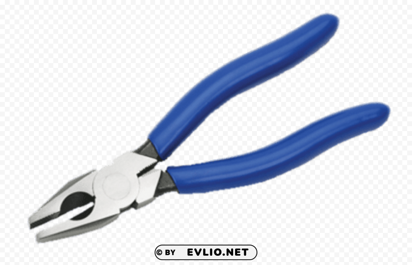 pliers with blue handles PNG transparent design bundle