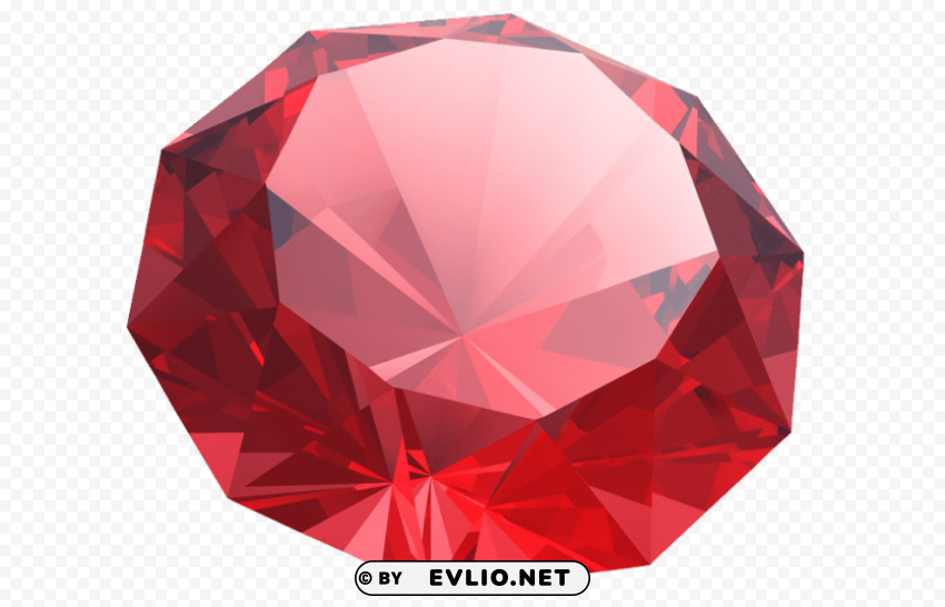 Transparent Background PNG of round ruby Isolated Character with Transparent Background PNG - Image ID 7d89faff