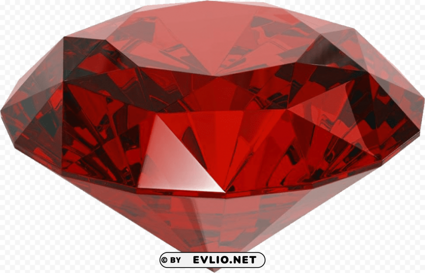 ruby stone gem Isolated Character in Transparent PNG Format