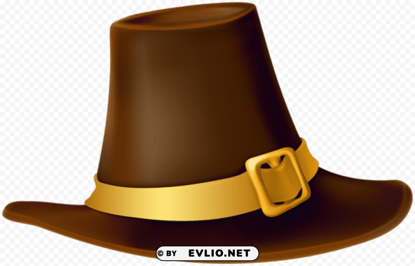 thanksgiving pilgrim hat Clear background PNG clip arts