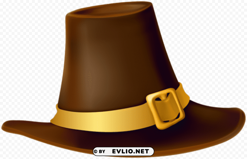 thanksgiving pilgrim hat Clear background PNG clip arts png images background -  image ID is ae33808c