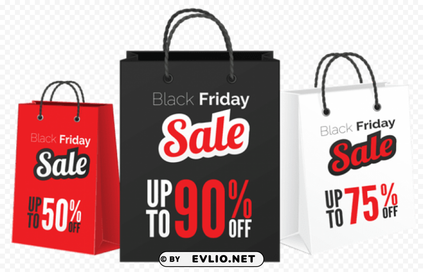 black friday sale bagspicture HighQuality PNG Isolated Illustration