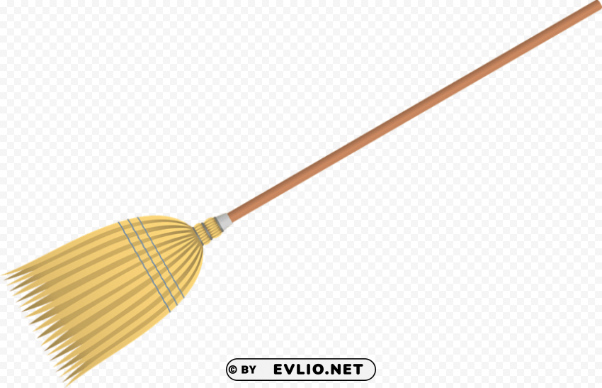 broom Transparent Background PNG Isolated Graphic