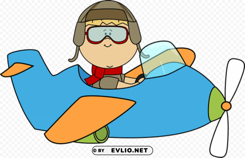 fly a plane ClearCut Background PNG Isolated Subject