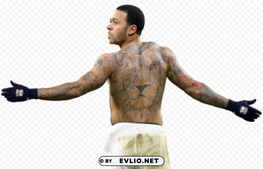 Memphis Depay ClearCut Background PNG Isolated Item