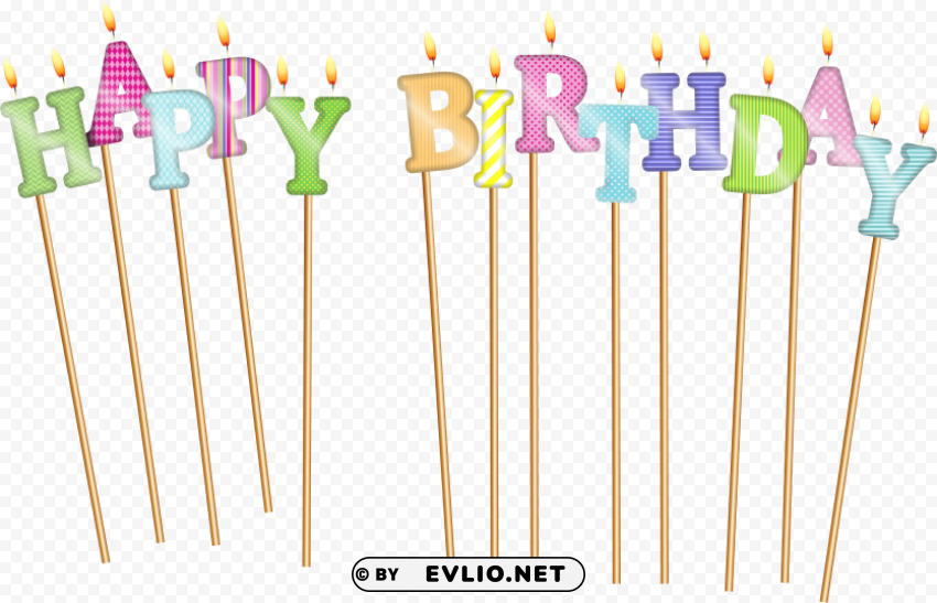 transparent birthday candles PNG graphics for presentations PNG transparent with Clear Background ID 0d3fc3cb