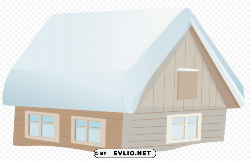  winter simple house Transparent PNG images with high resolution