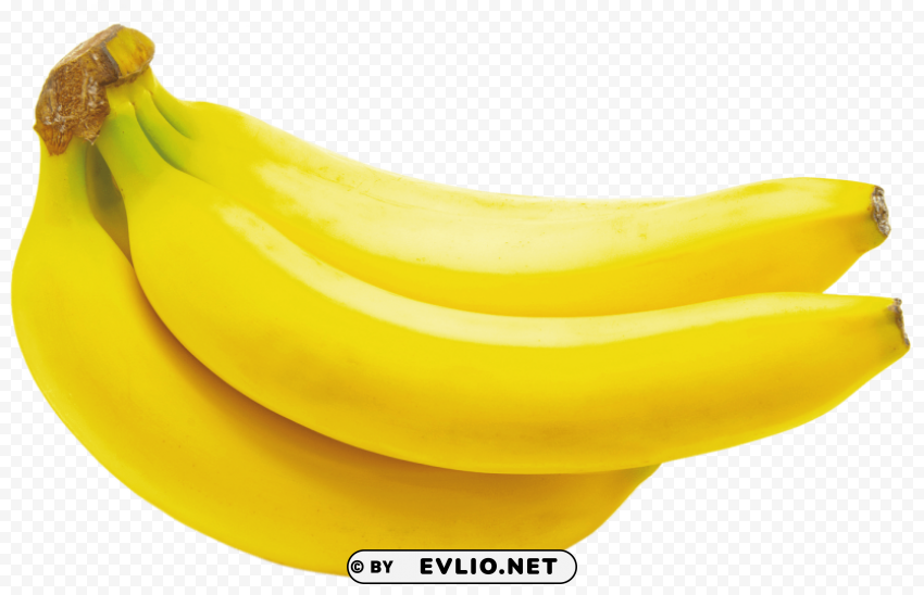 3 Banans PNG With Transparency And Isolation