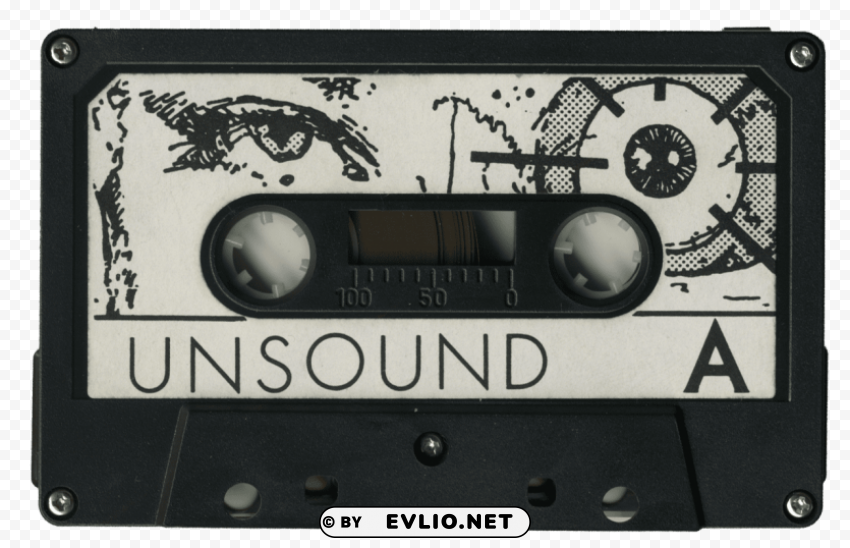 audio cassette PNG Isolated Illustration with Clarity