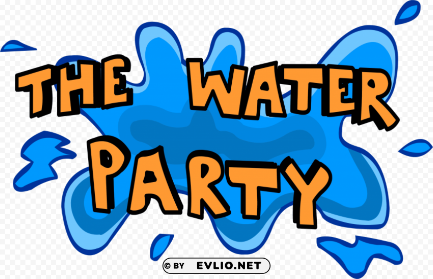 club penguin water party logo HighResolution Transparent PNG Isolated Element