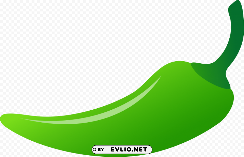green pepper Isolated PNG Graphic with Transparency