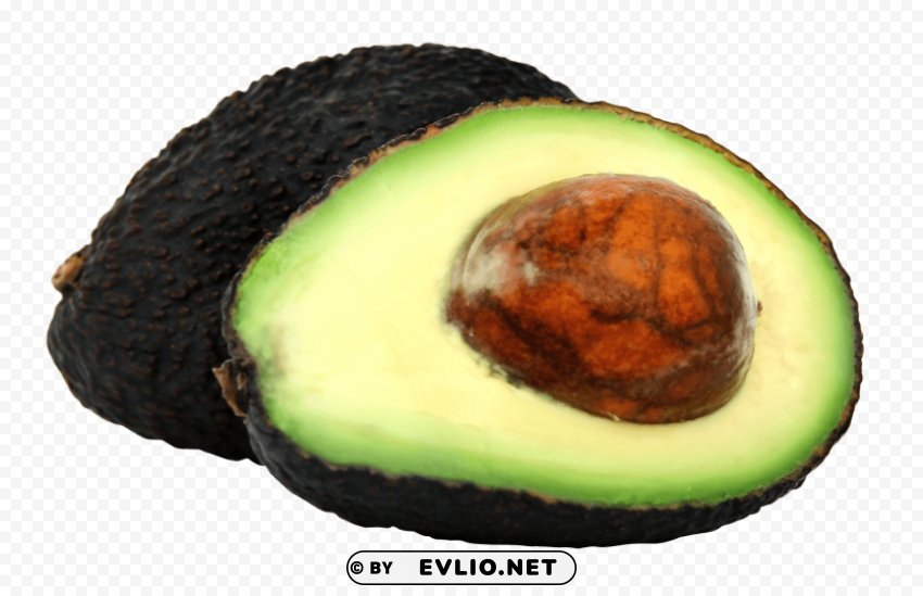 Fresh Avocado PNG Image with Transparent Isolated Graphic Element