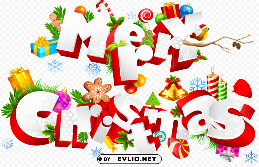 merry christmas HighQuality Transparent PNG Isolated Object