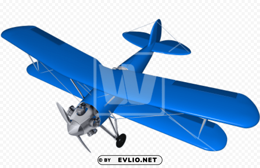 airplane Isolated Artwork on Clear Background PNG