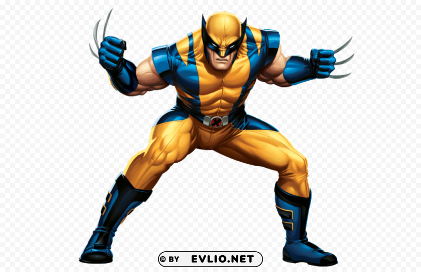 wolverine standing Transparent Cutout PNG Graphic Isolation