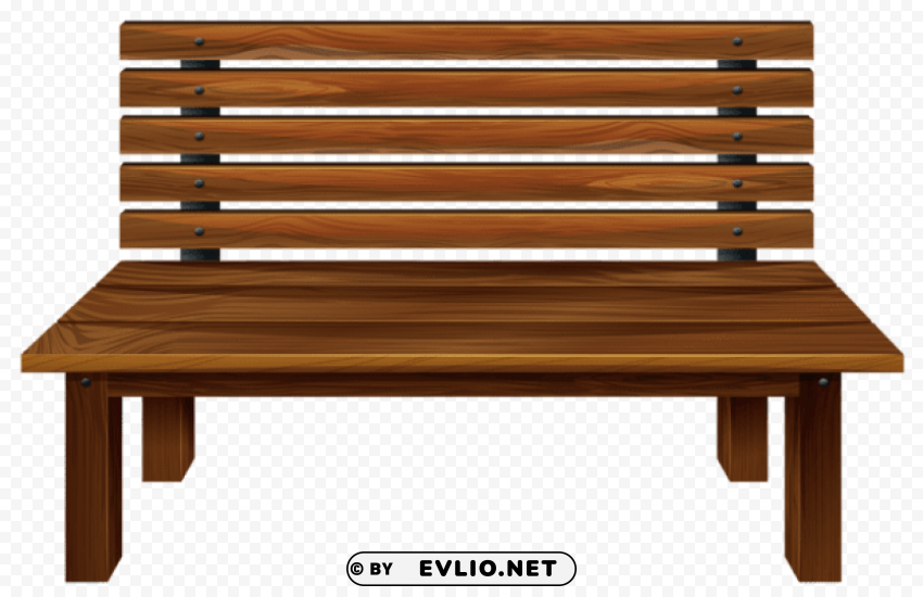 wooden bench Free transparent background PNG