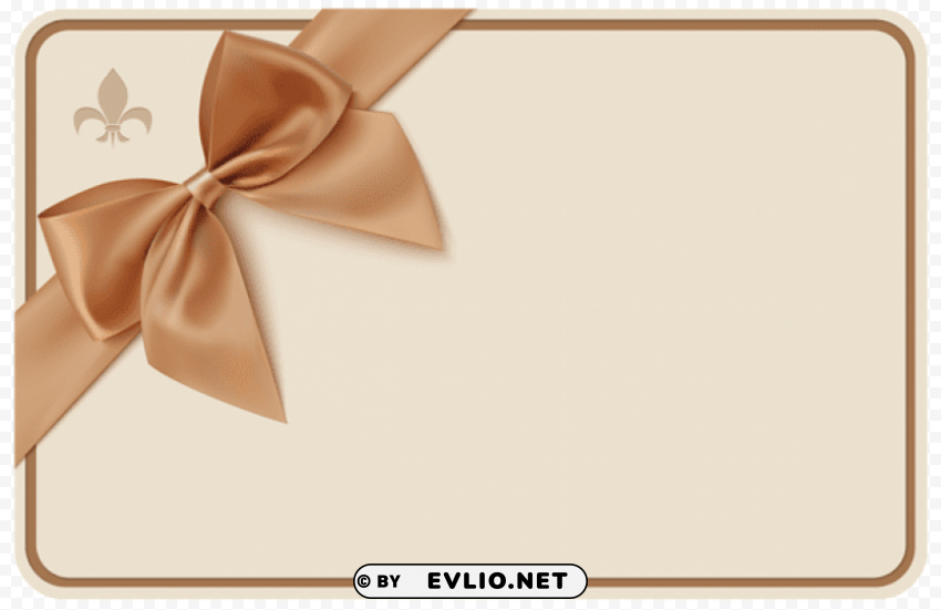 label with bow PNG Image Isolated with Transparent Detail