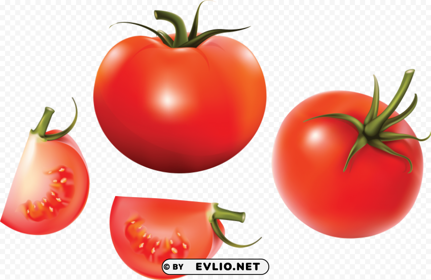 red tomatoes Isolated Graphic on HighResolution Transparent PNG clipart png photo - 9eb130ee