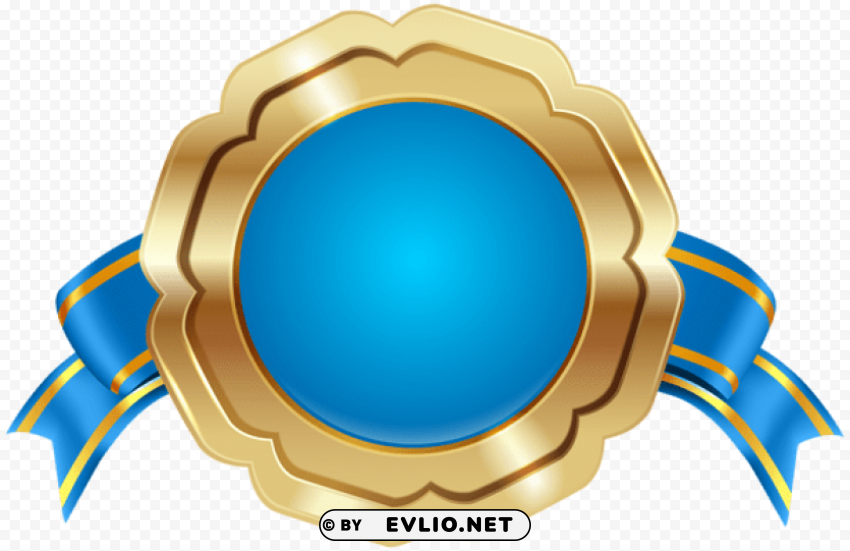 Seal Badge Blue Transparent PNG Images Free Download