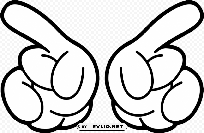 Mickey Mouse Hand PNG For Blog Use